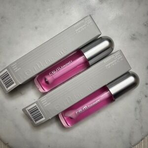 r.e.m. beauty Lip Oil Essential Drip Raspberry Pink Lips Moisture Makeup 2Pc New